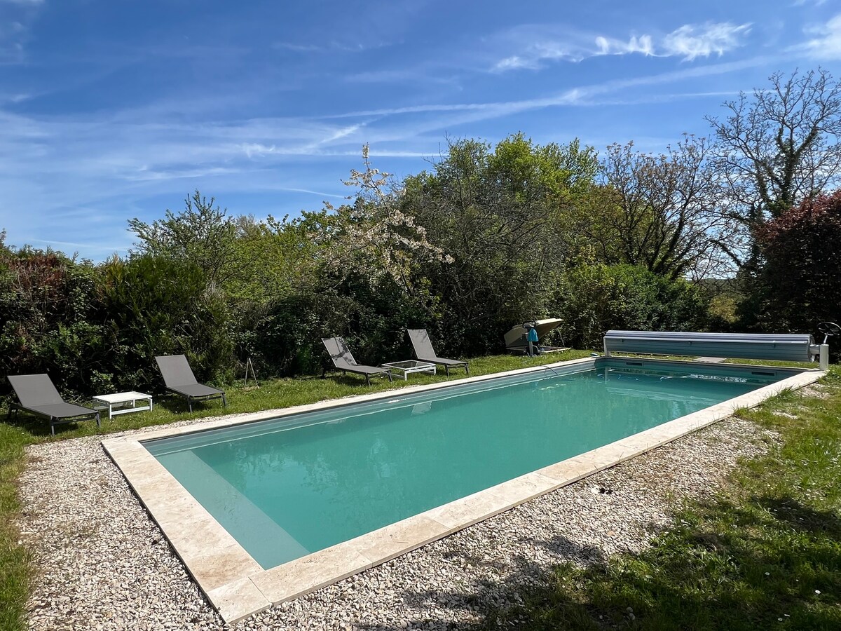 Villa campagne - Hammam & Piscine à 1h30 de Paris