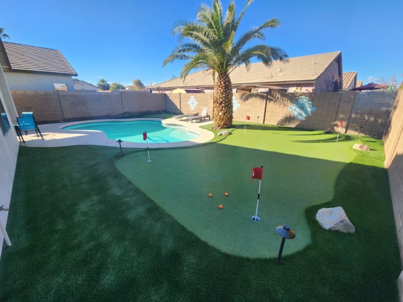 A Beautiful Surprise Home
Pool and Putting Green