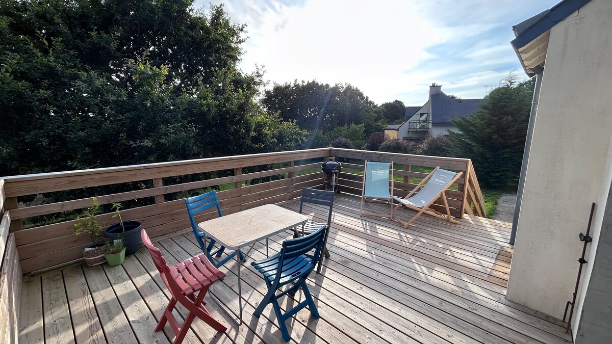 Maison cosy près de Quimper et  à 25km plage