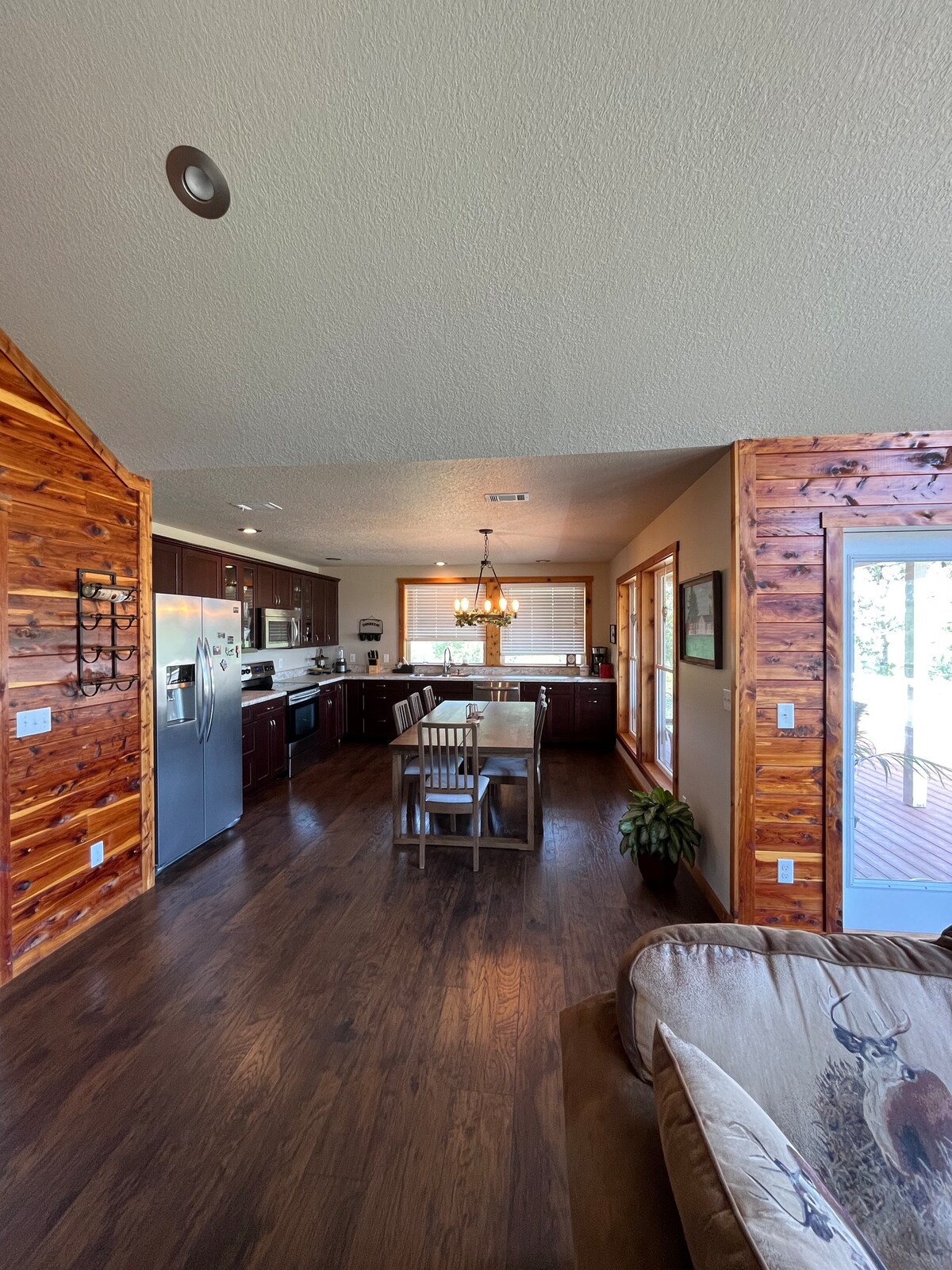 Ranch-house with mountain view