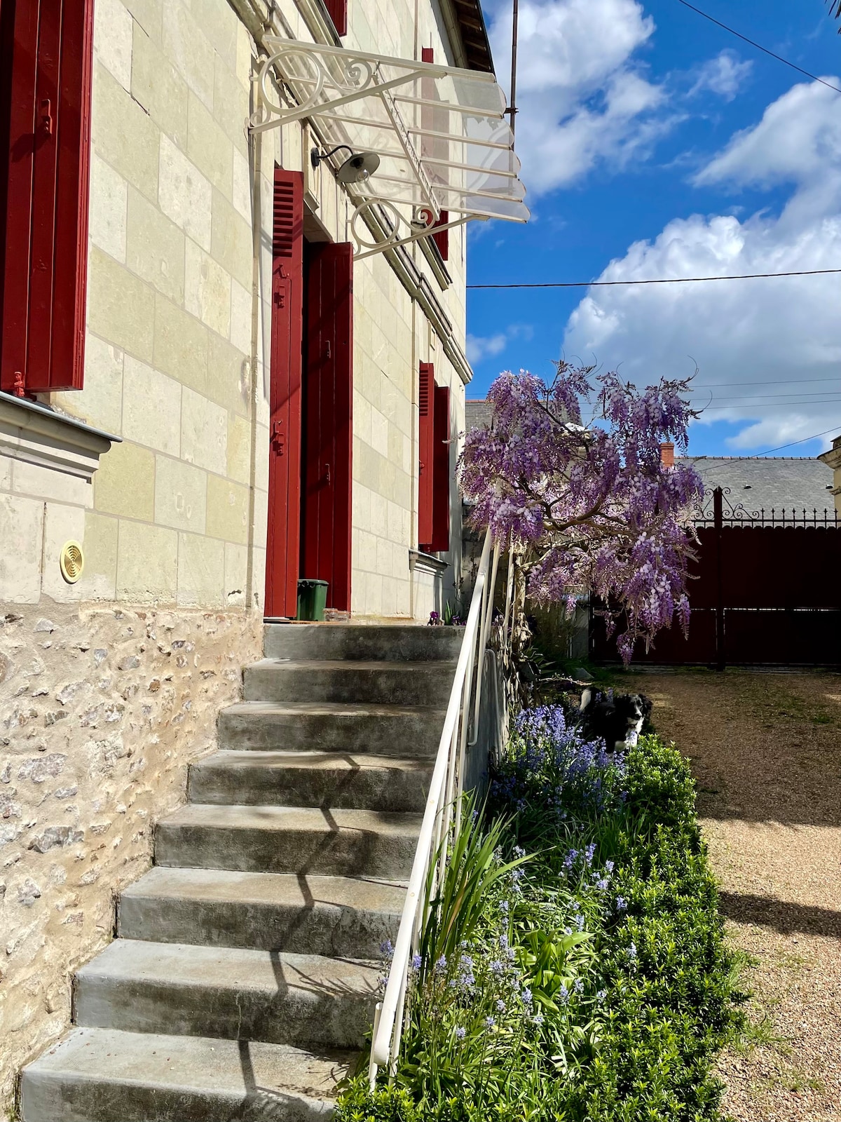 Saumur Maison de ville avec jardin 4/6 pers.