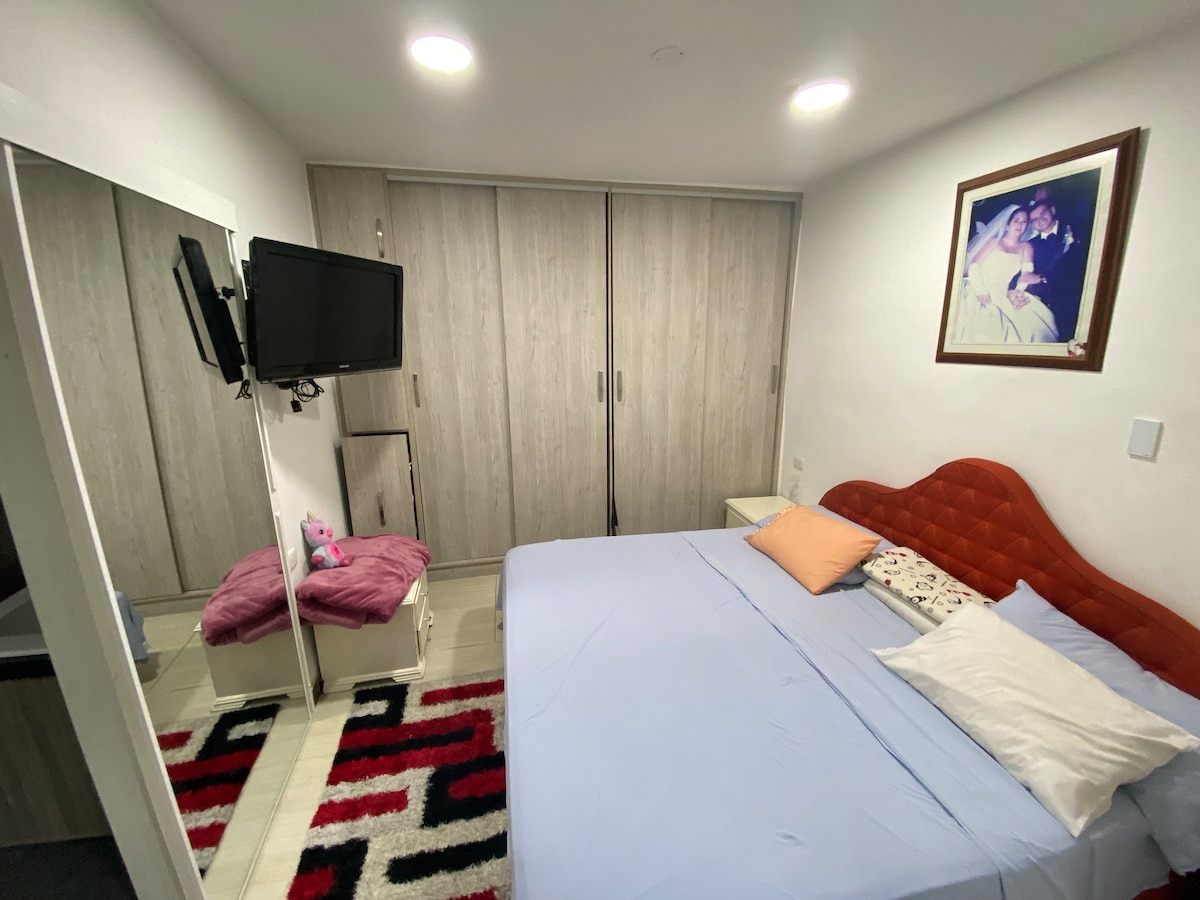 Cómodo apartamento con jacuzzi y garaje piso 1