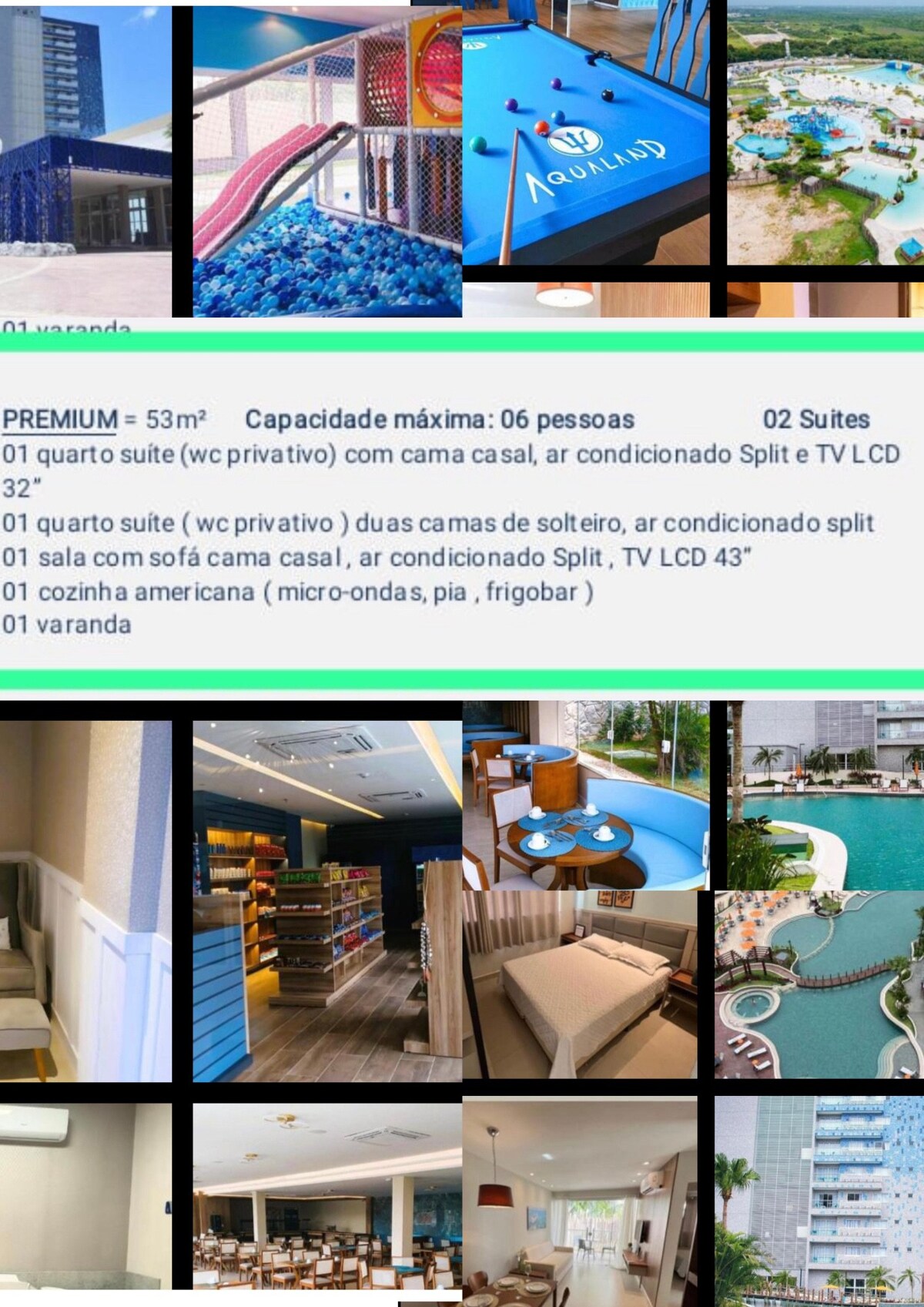 Apartamento Aqualand 2 suites