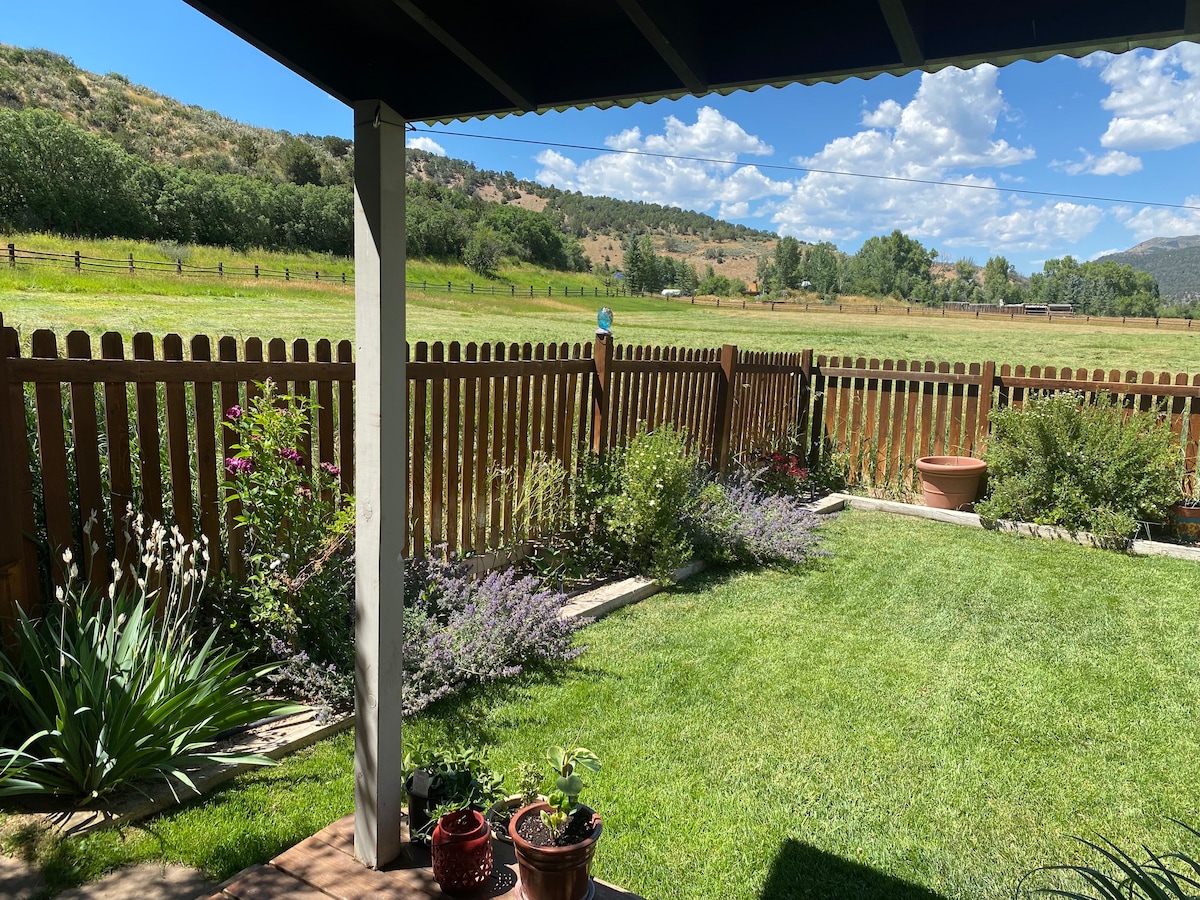 1880 Log Cabin with Mountain View