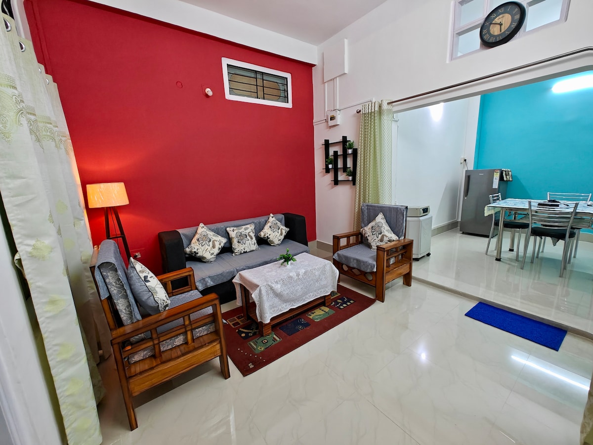 Harmony Homestay A - (1BHK w/ AC & Wi-fi)