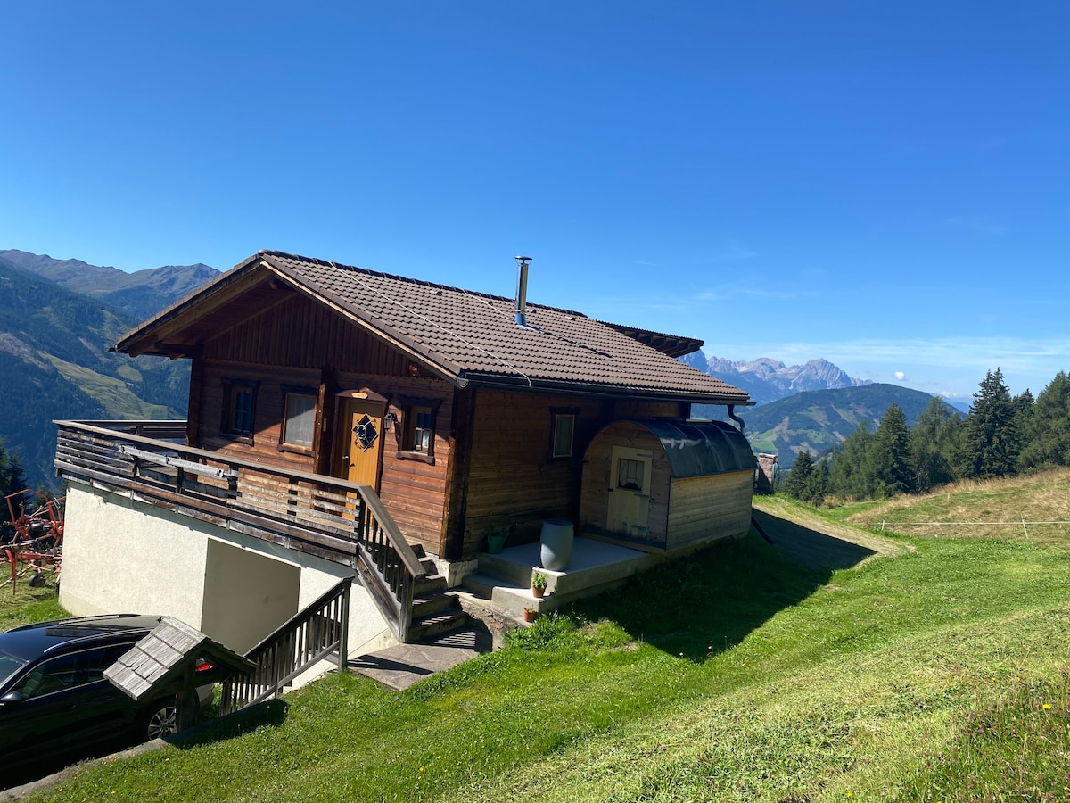 Urige Hütte auf der Alm