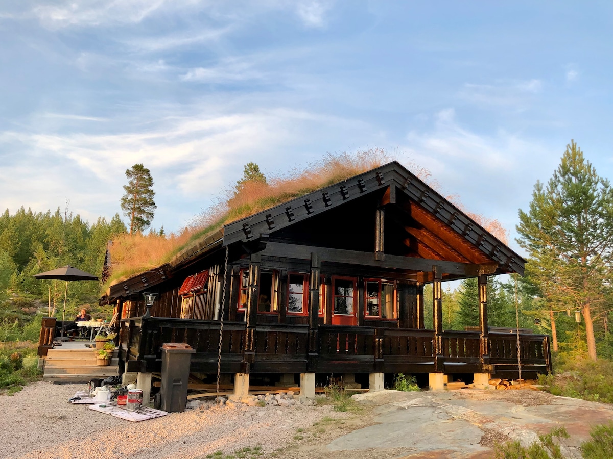 风景优美的家庭小屋