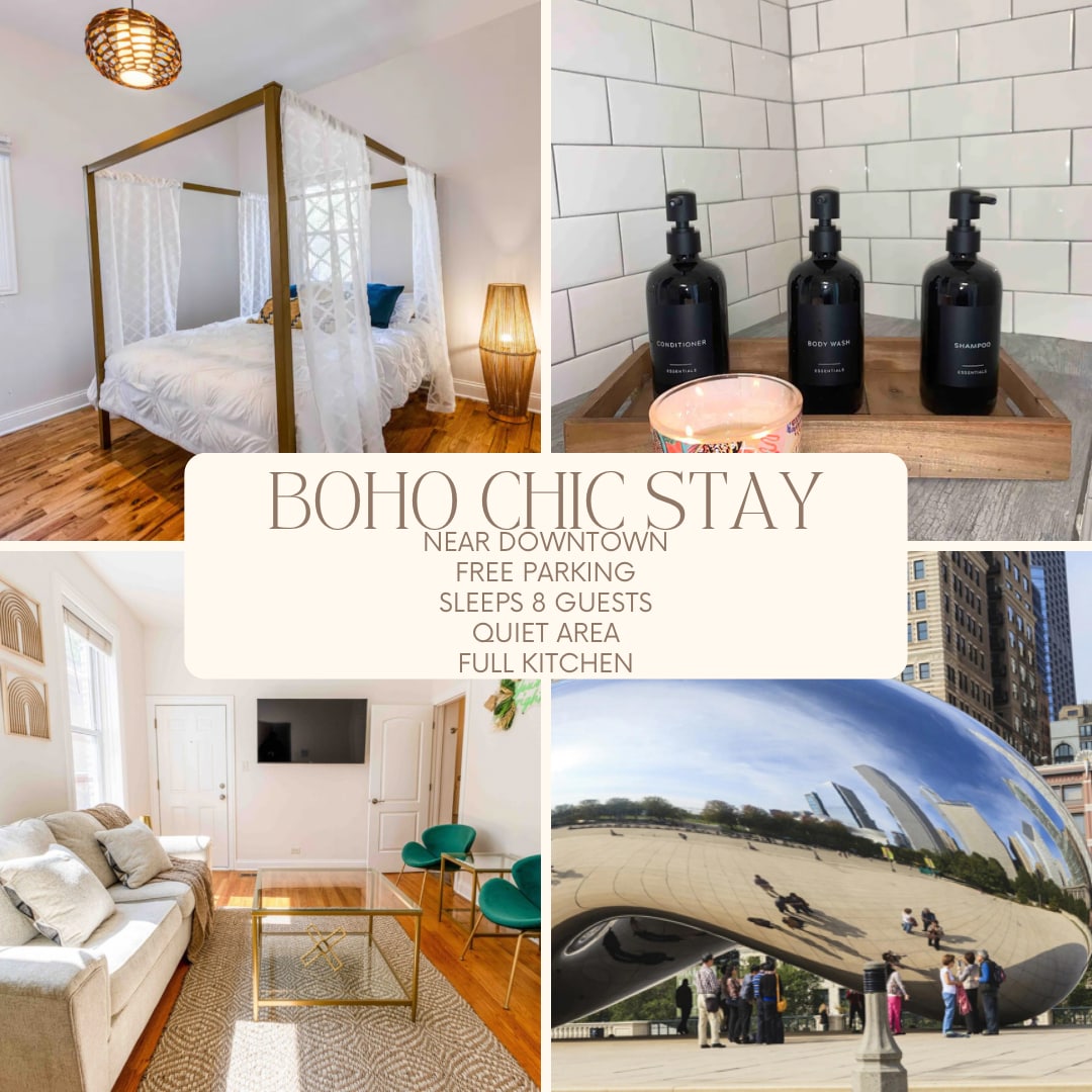 Chicago’s Tropical Oasis- Boho Apartment