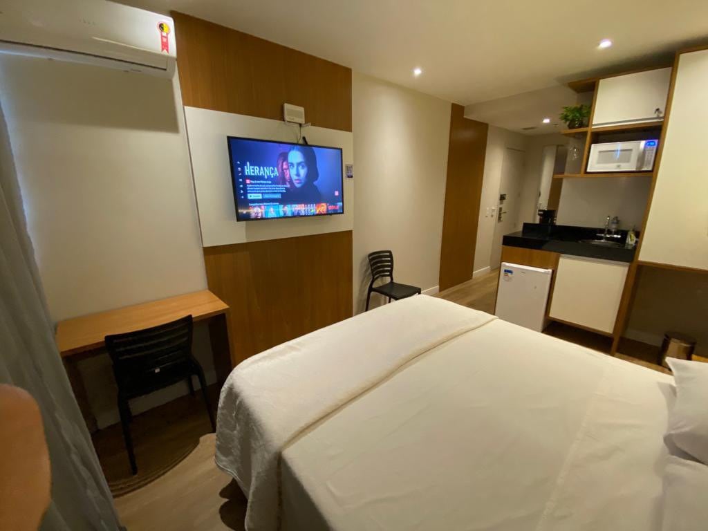 Suite mobiliada no hotel