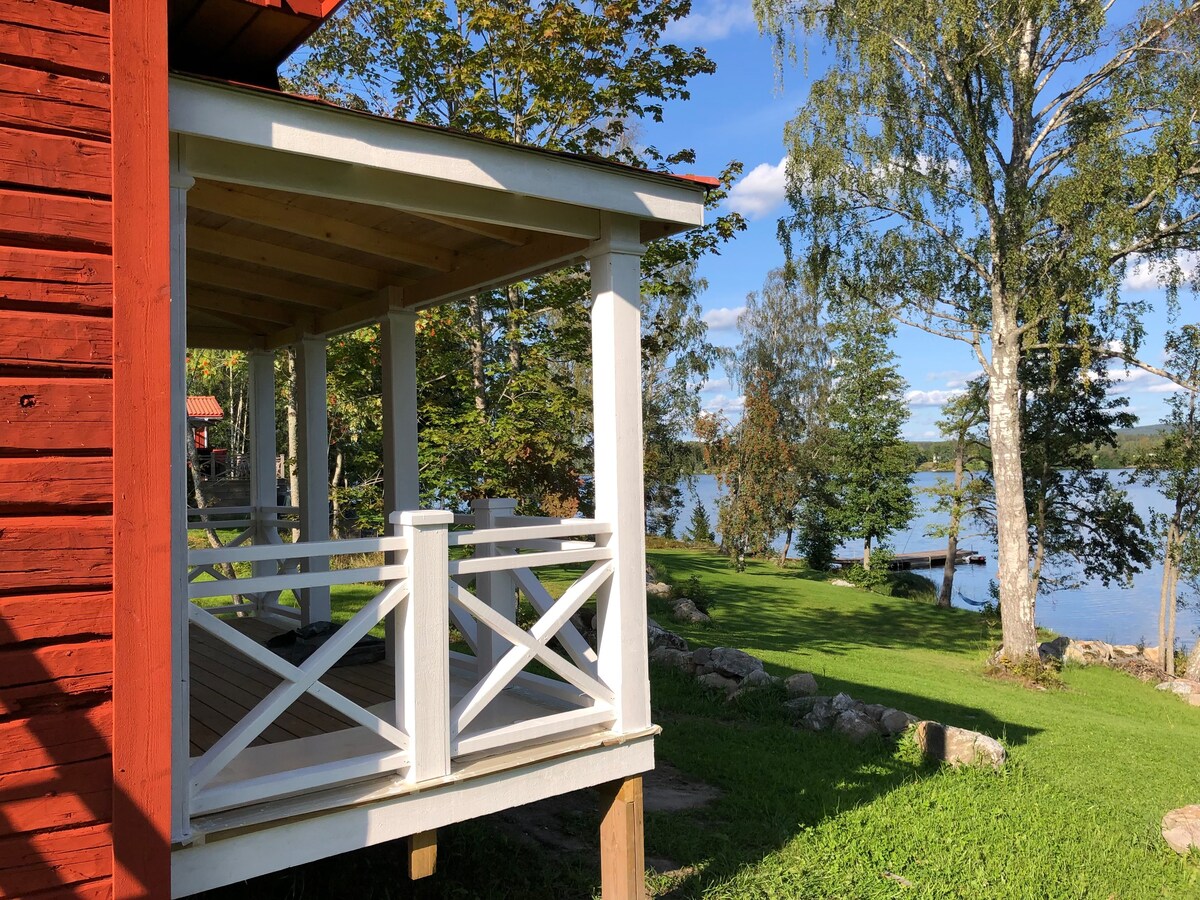 Sjöstugor med egen strand