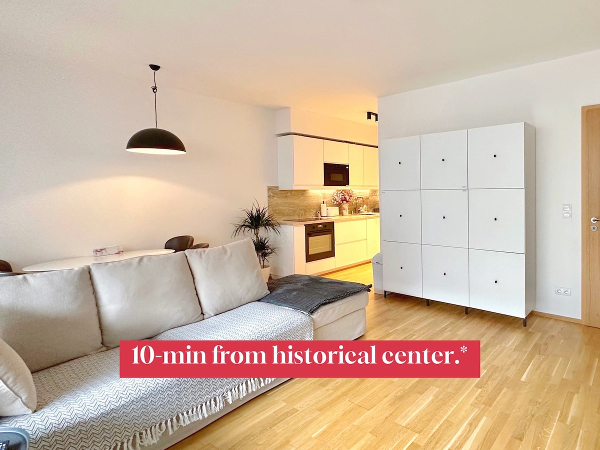 Apartment with Free Parking in Prague