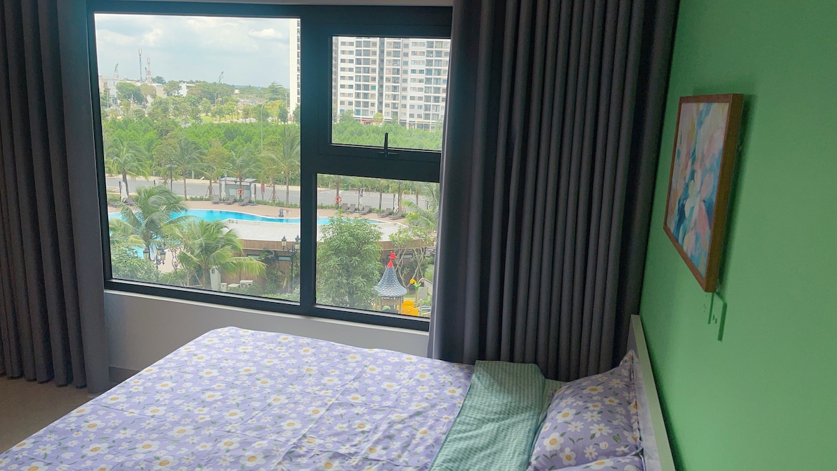 Phong Linh homestay-Studio view hồ bơi