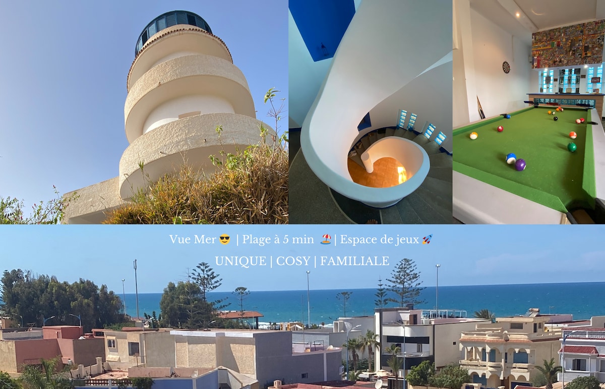 Villa la Tour, vue mer, vue panoramique ville