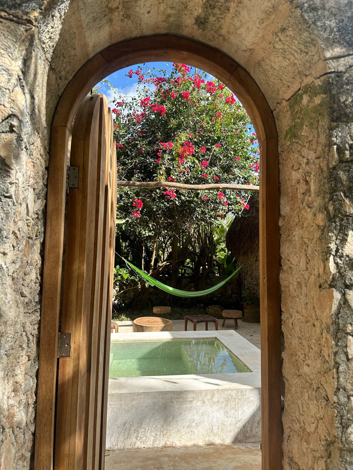 Hacienda Guesthouse with Private Cenote