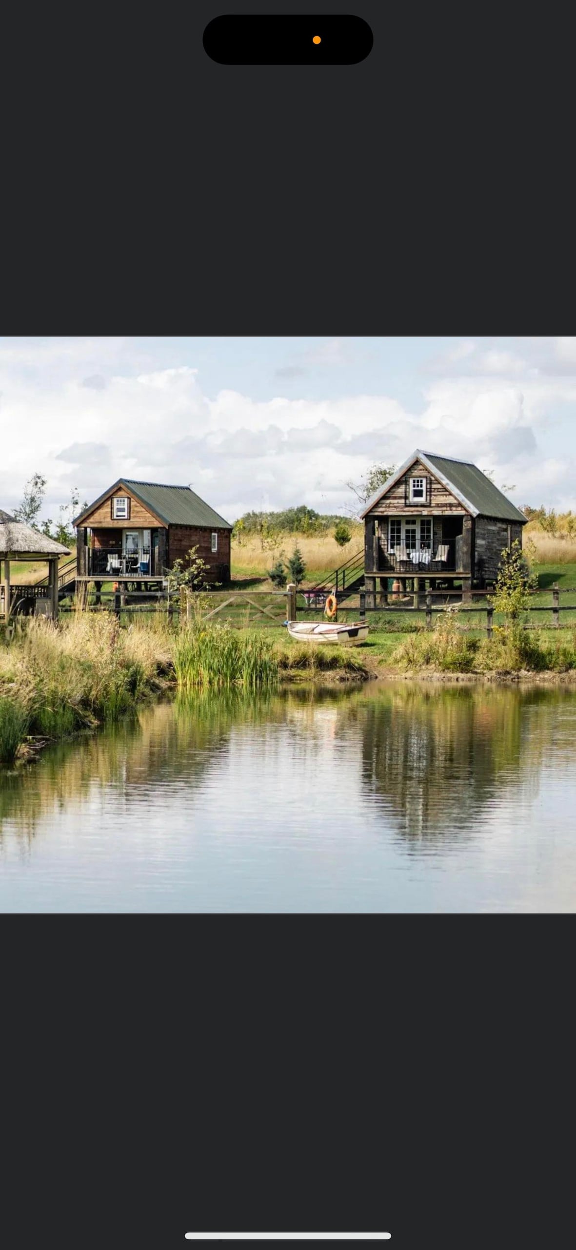 Lake view lodges Long Melford