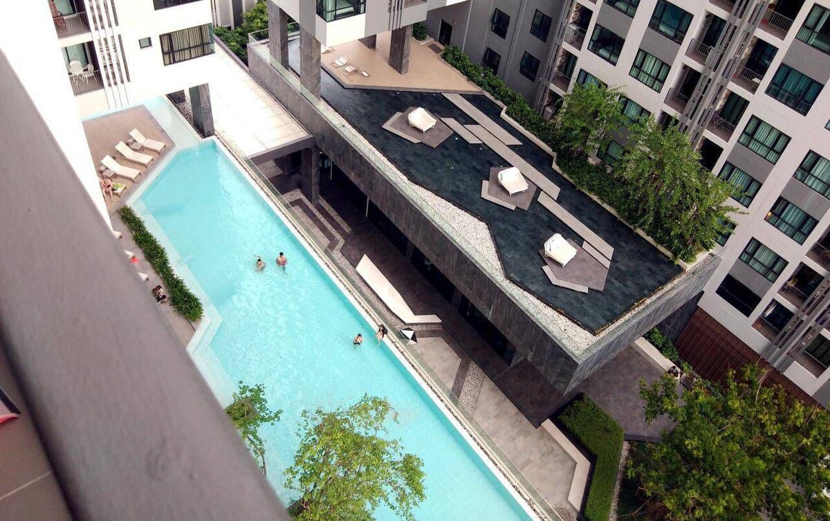 The Base central pattaya 2 bed1 bath seaview 58sqm