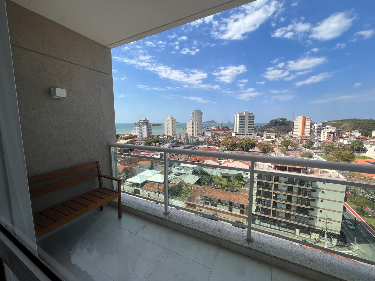 Apartamento loft Macaé - com vista para o mar