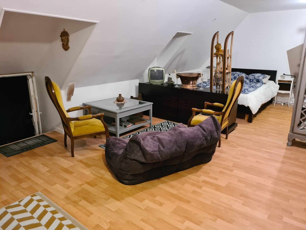 Loft dans une ancienne grange.