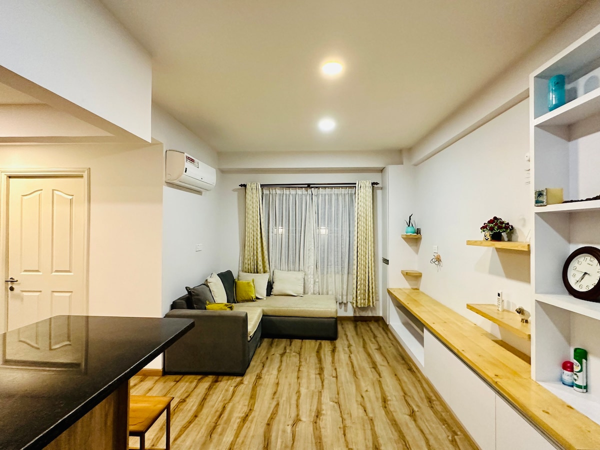 1BHK +工作区/位于市中心