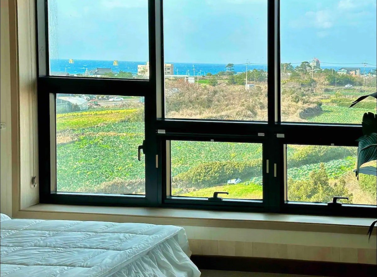 Aewol Ocean View海滨路街区隐蔽单间公寓