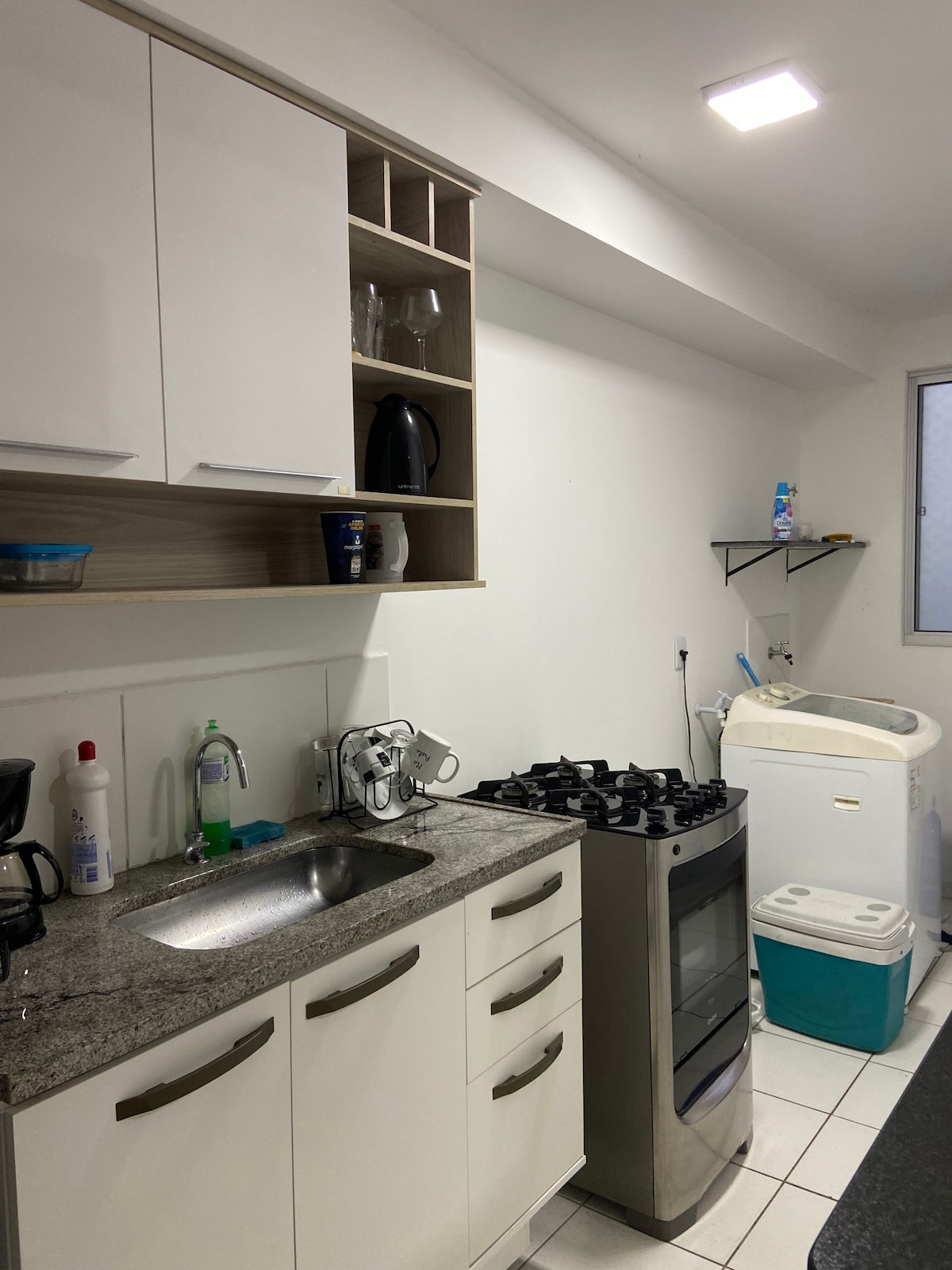 Apartamento mobiliado e seguro!