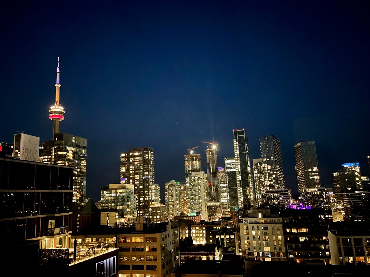 Beautiful Condo Suite: CN Tower View+Gym+Patio BBQ