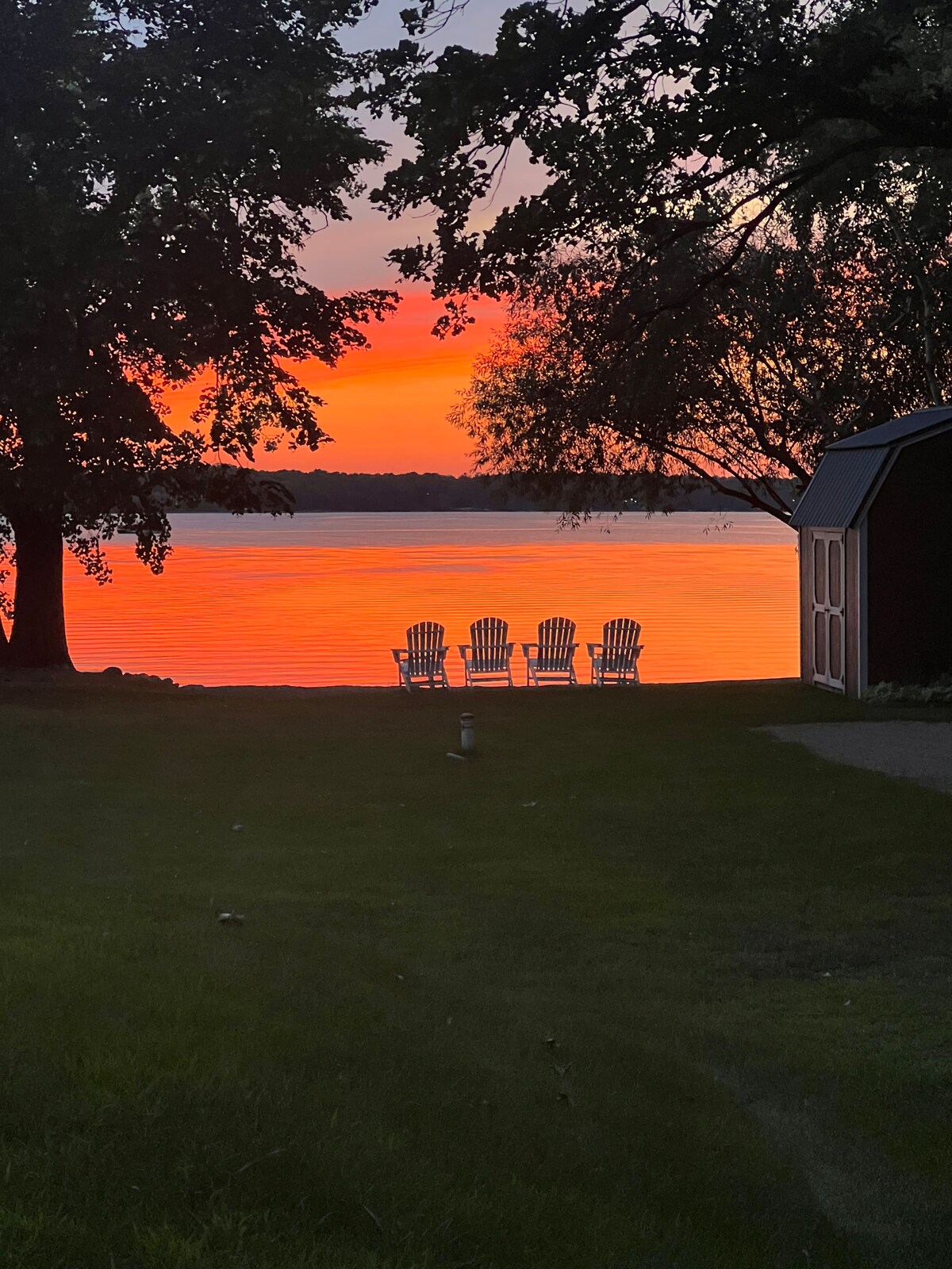Sunsets on Lake Sallie