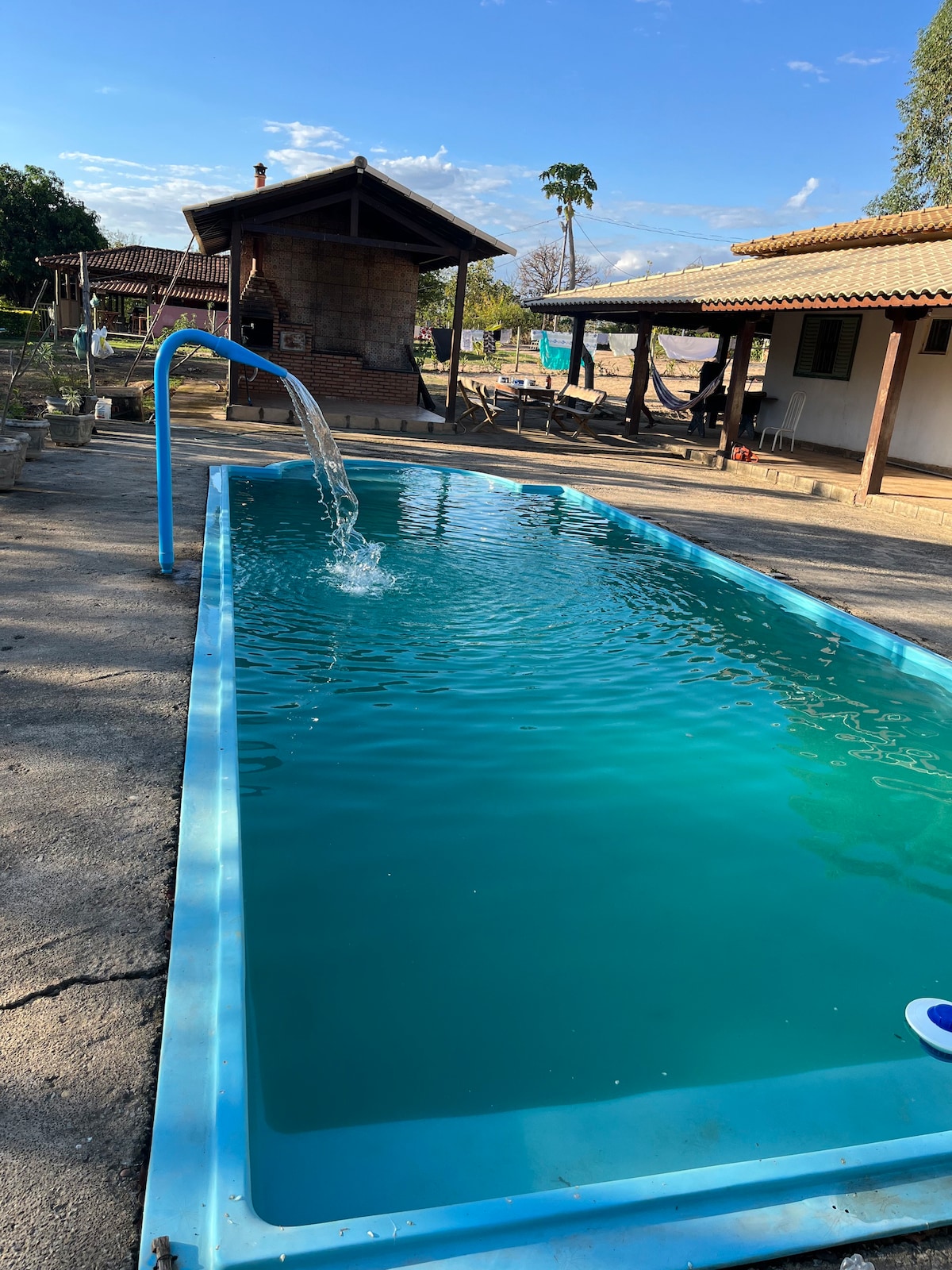 Rancho para pesca e descanço familiar