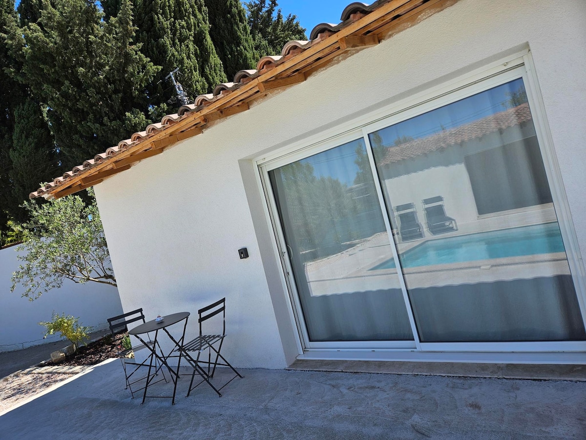 Appartement d'hôte avec accès piscine