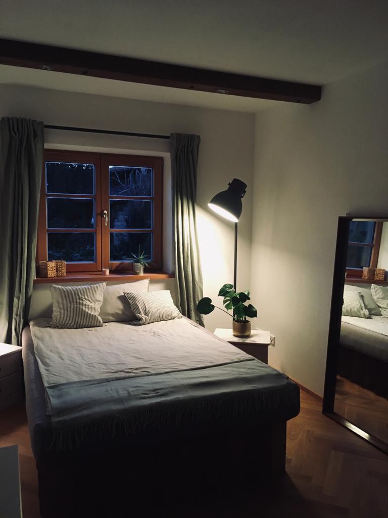 Cozy bedroom in lovely village