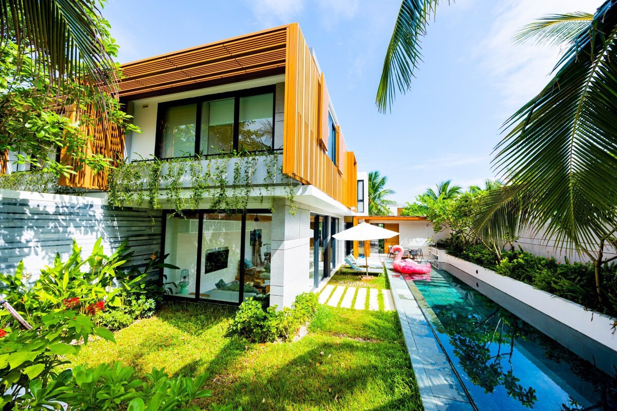 富国区（ Phu Quoc ）令人惊叹的泳池别墅
