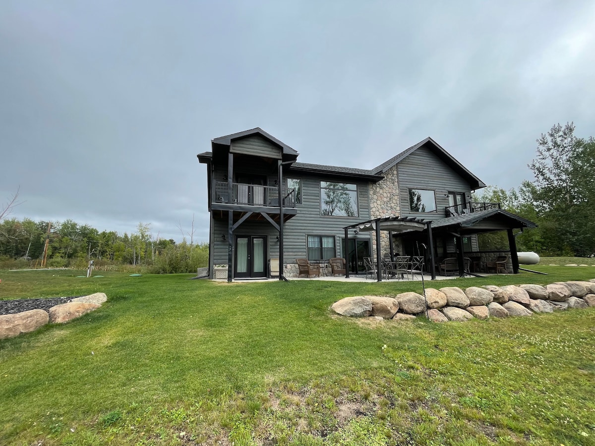 Lake house near many ATV and snowmobile trails