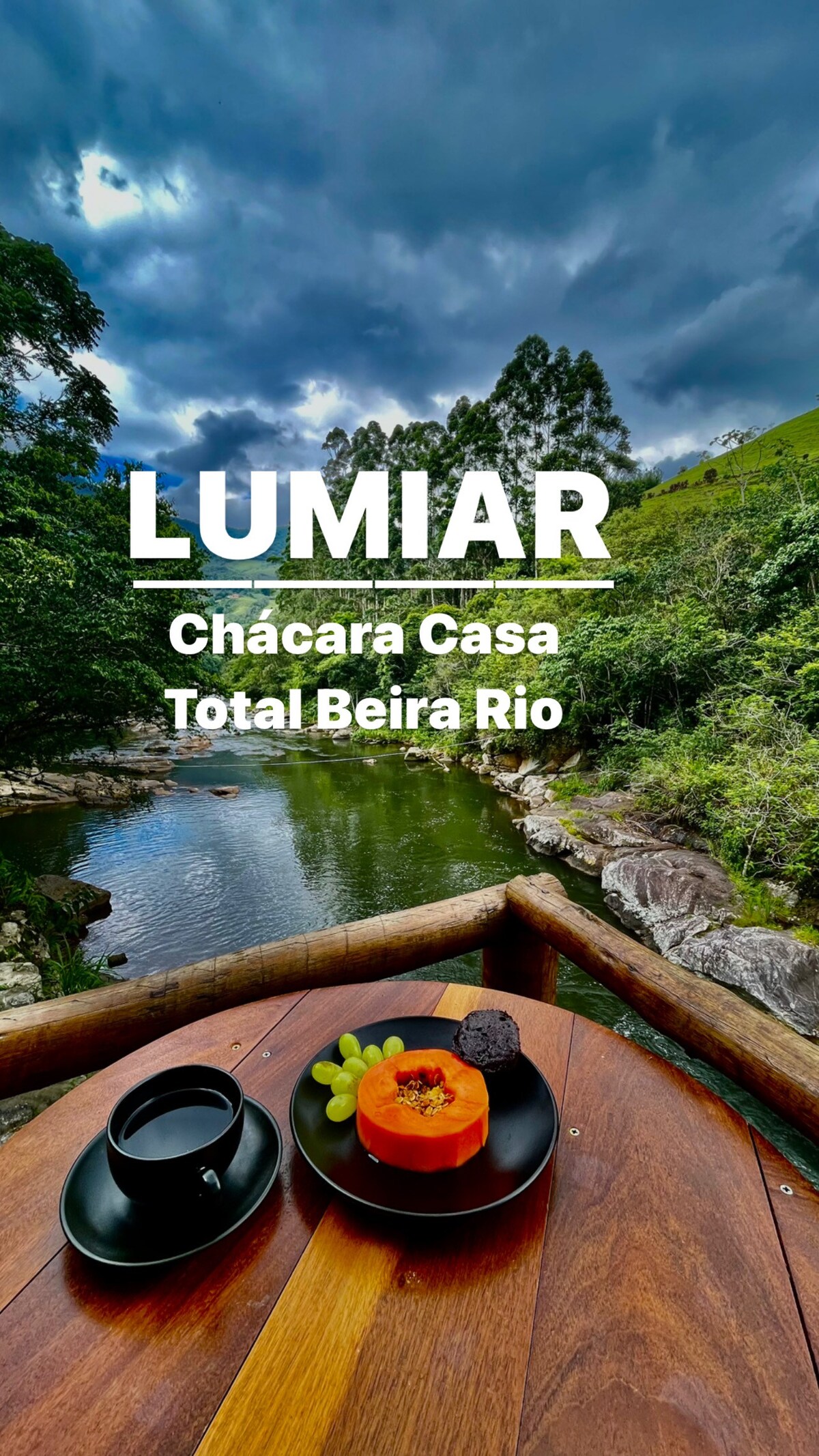 Lumiar-CASA Chácara BEIRA RIO(única em Lumiar)