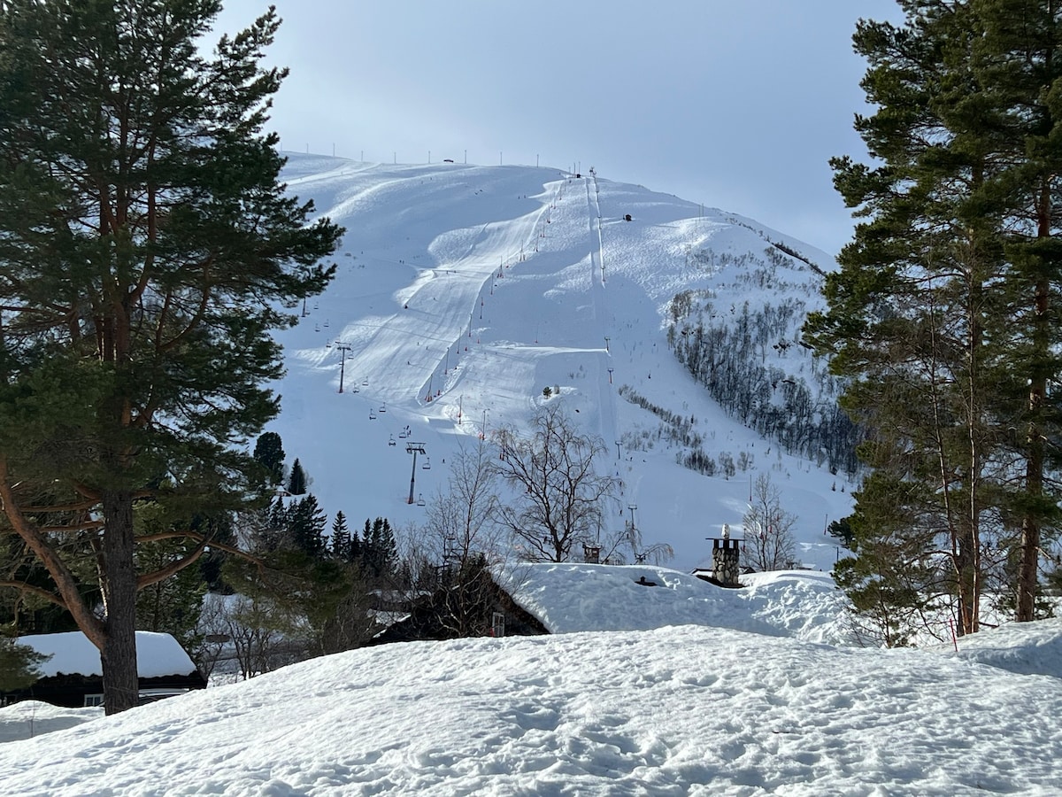 Tradisjonell norsk fjellhytte i Sunnmørsalpene