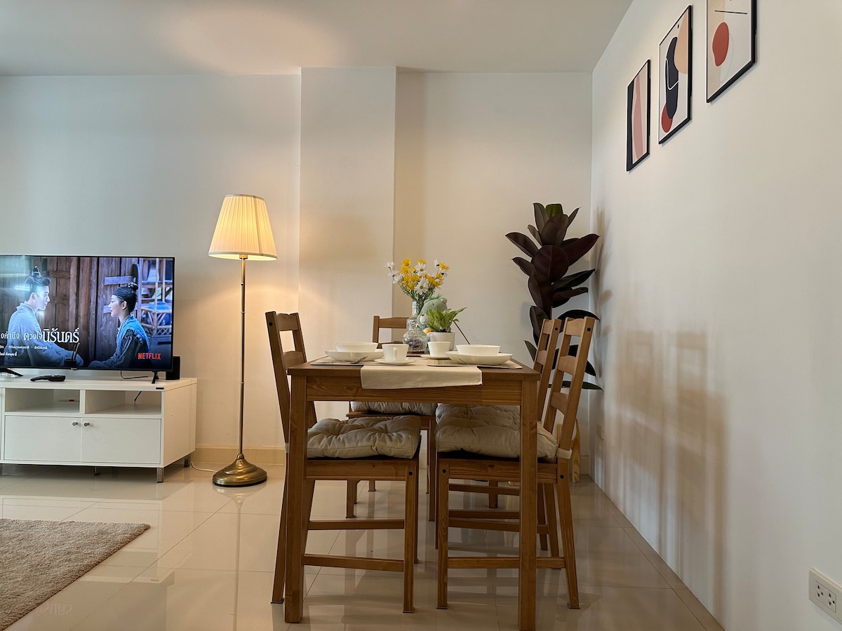 2-4guests near BTS- Iconsiam/free parking (G5)