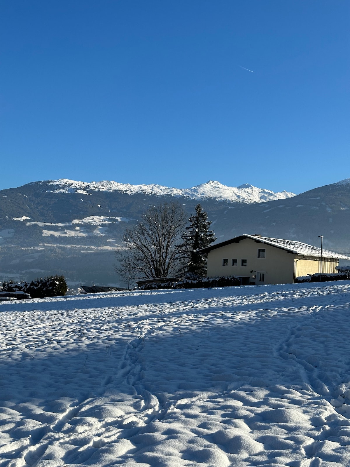 Zimmer mit Alpenpanorama in Ruhelage & Garten