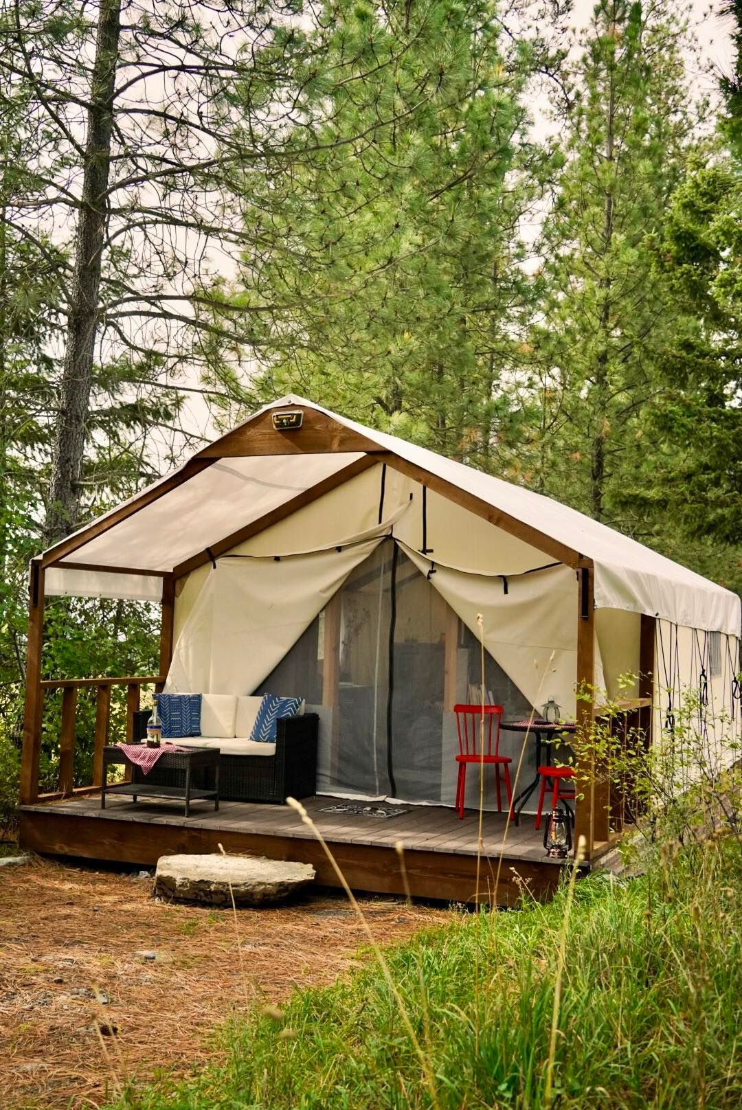 Pine Ridge Ranch Timber Tent.