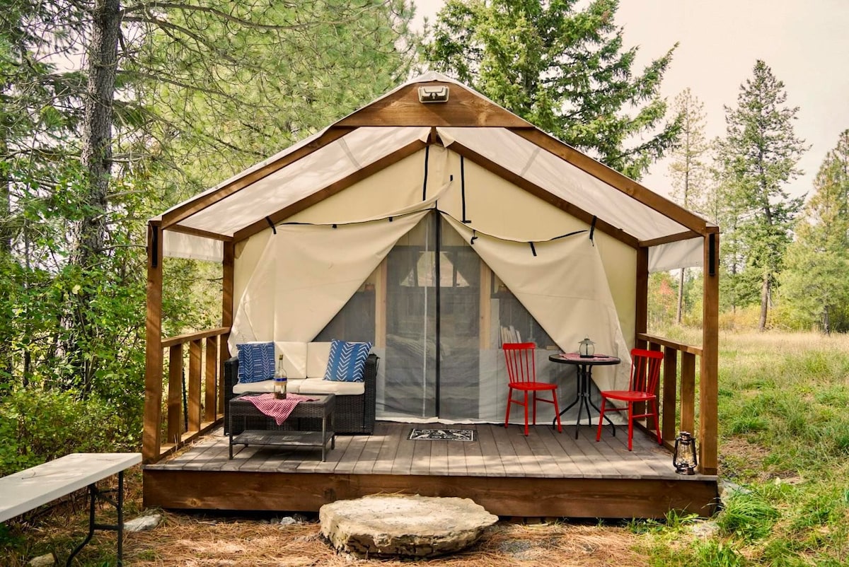 Pine Ridge Ranch Timber Tent.