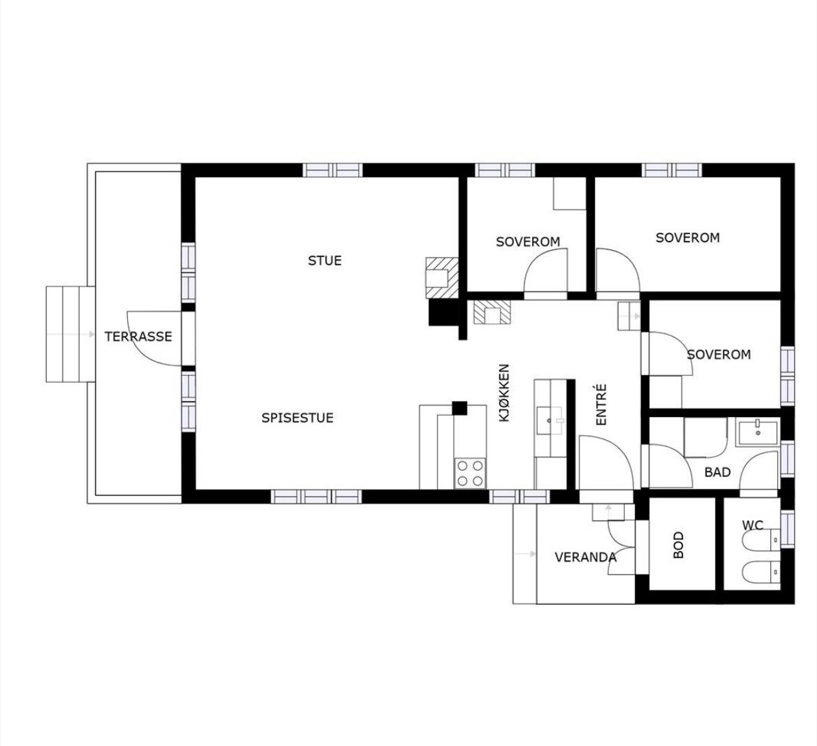 Budor上的温馨乡村小屋