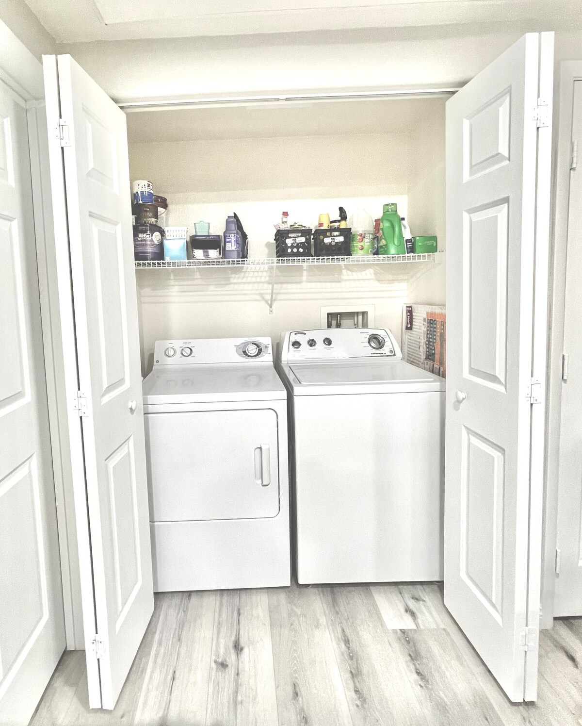 Master bedroom in a beautifully remodeled Condo