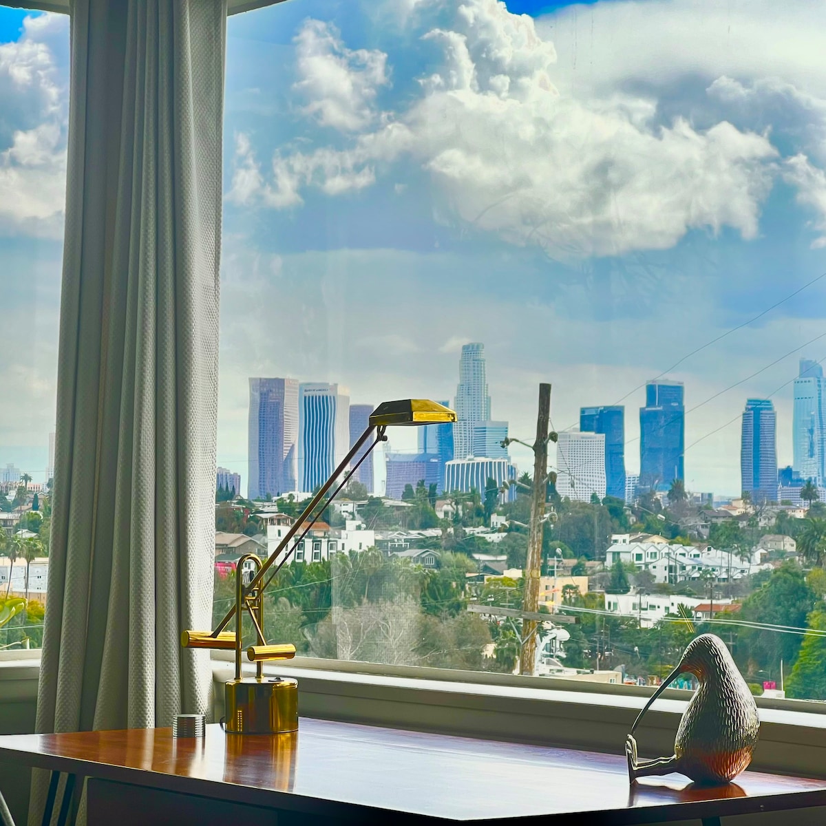 银湖公寓，从好莱坞到洛杉矶市中心的美景