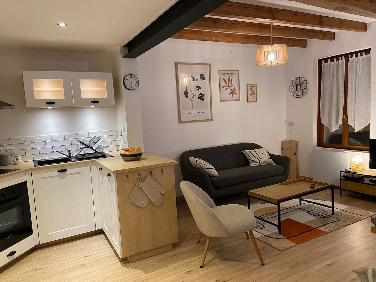 Maison cosy avec extérieur proximité Rouen Centre