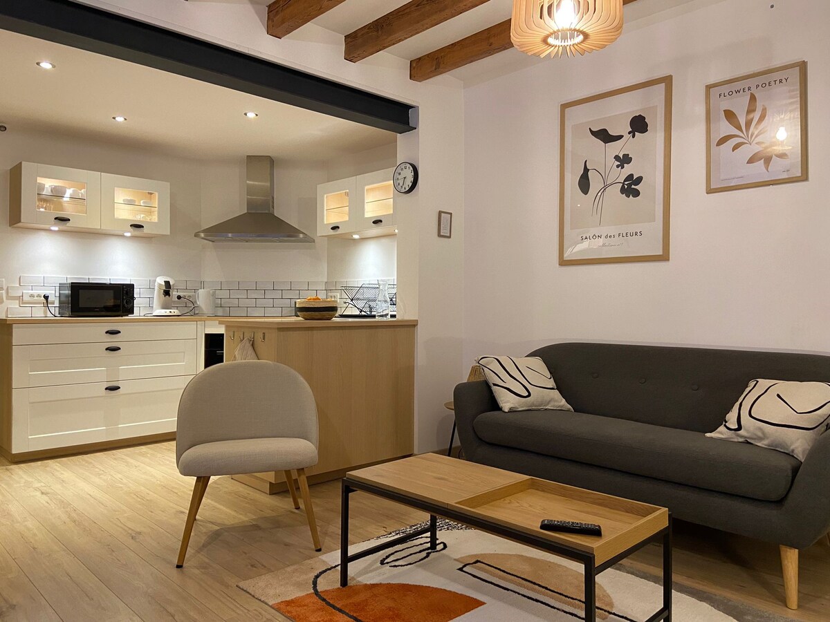 Maison cosy avec extérieur proximité Rouen Centre