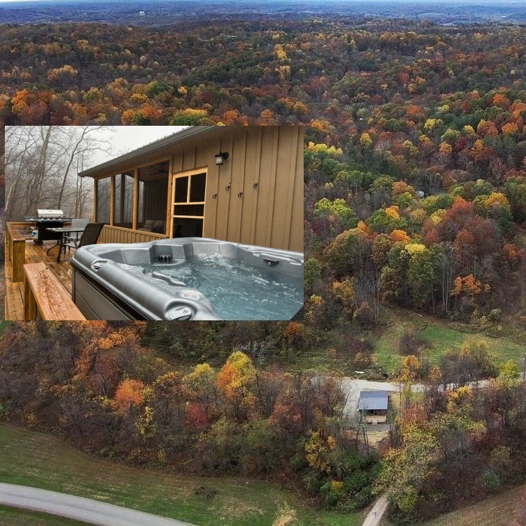 Athens 2bd cabin &hot tub @Mt.Nebo/Ohio University