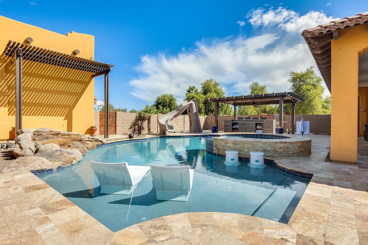 Queen Creek Oasis w/ Pool & Spa & Billiards! - 3BR