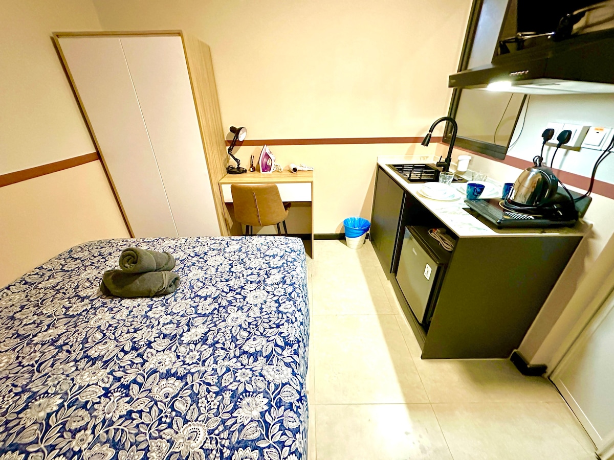 酒店风格的舒适单间公寓W厨房@新套房，吉隆坡