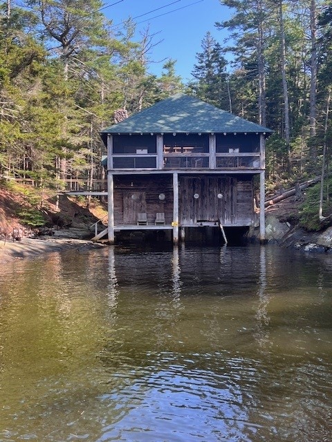 Historic, renovated boathouse on Casco Bay, Maine