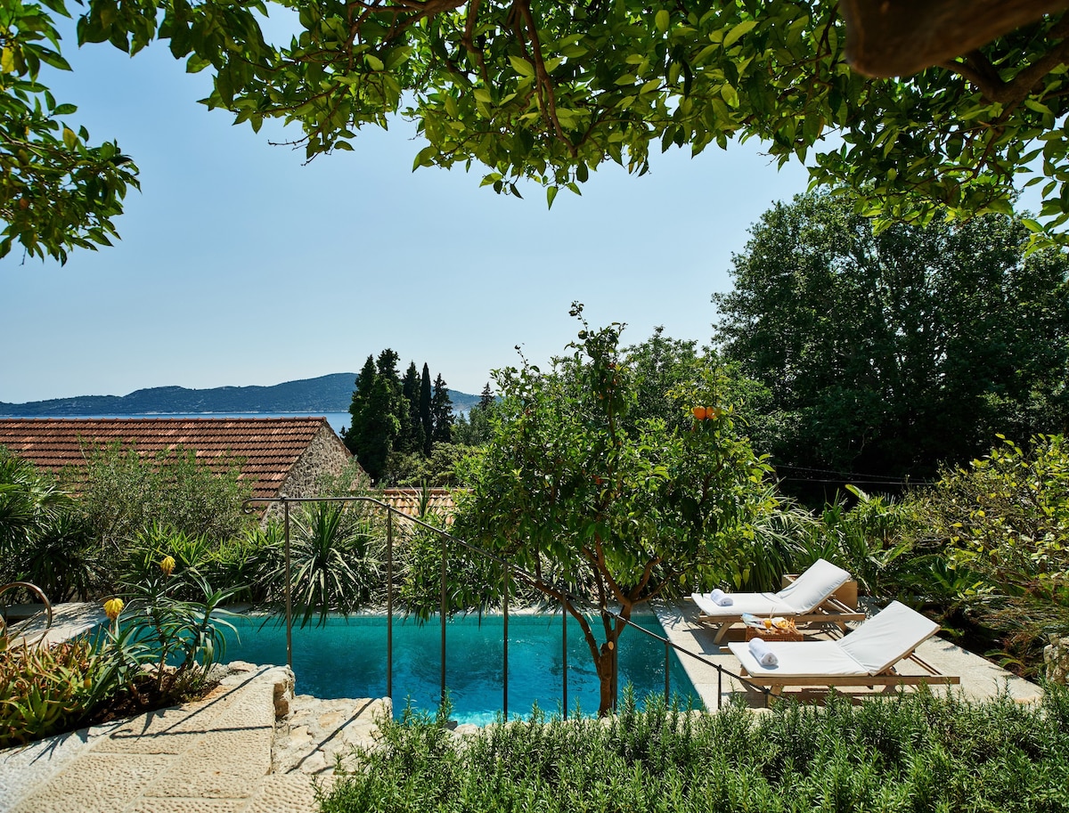 Villa Lemonia Dubrovnik PrivatePool in green oasis