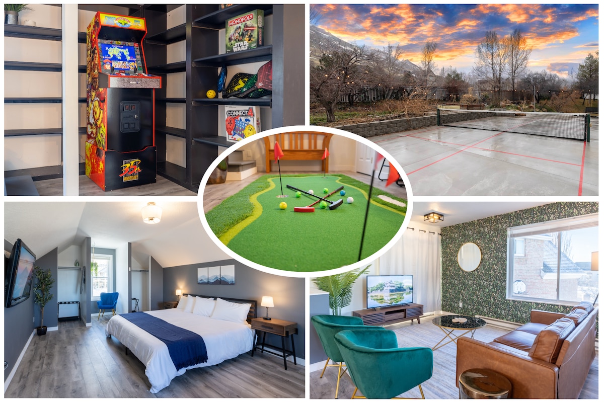 Pickleball | Mini Golf | Skiing | Cozy Prvt Suite