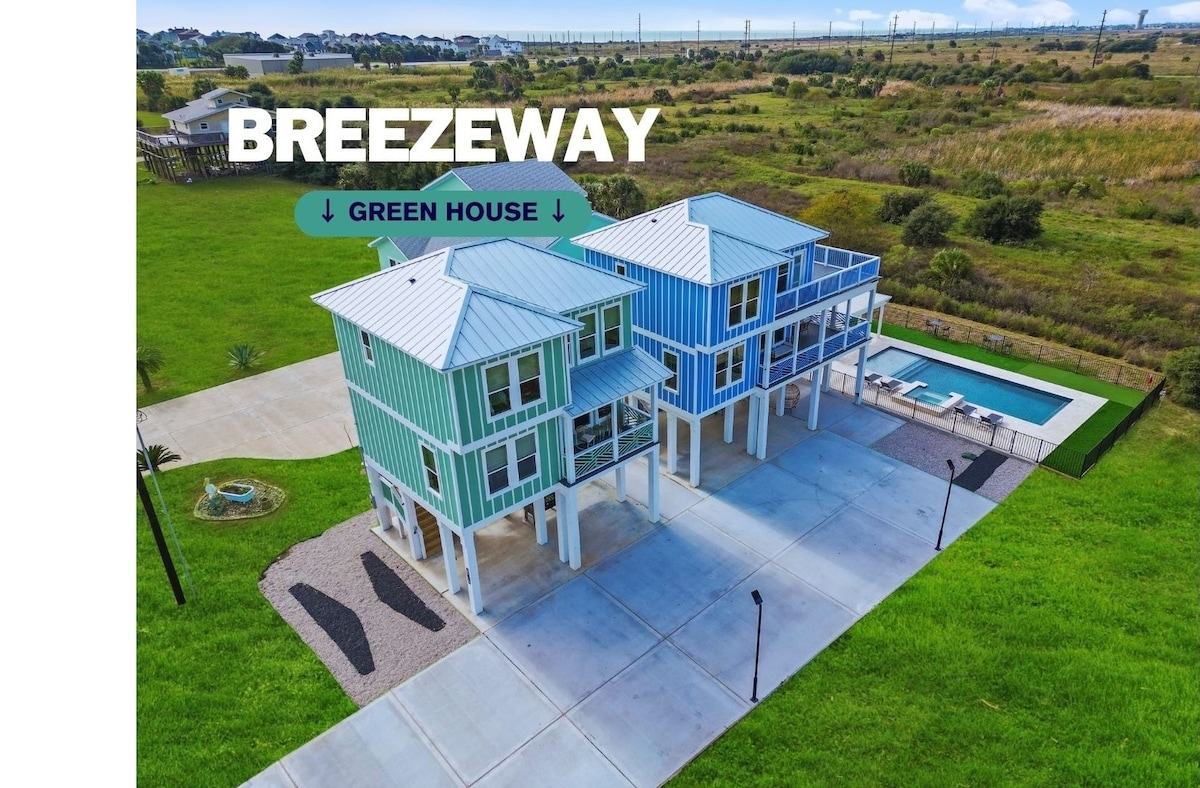 Breezeway: Largest Pvt Pool, mini-GOLF, Bay views